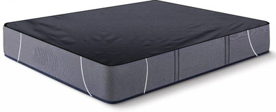 The Furnishing Tree Elastic Strap Single Size Waterproof Mattress Cover(Black)
