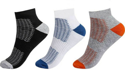 Adiree Men & Women Self Design Ankle Length(Pack of 3)