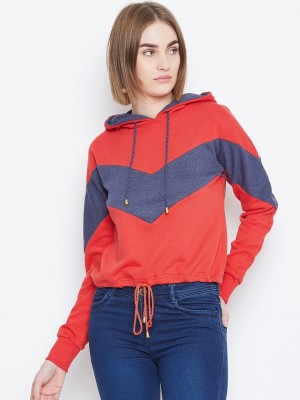 Alsace Lorraine Paris Full Sleeve Color Block Women Sweatshirt