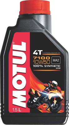 MOTUL 7100 4T 10W50 (1.5LTR) FULLY SYNTHETIC OIL 10W50 100% Synthetic Ester Synthetic Motor Oil (1.5 L) Synthetic Blend Engine Oil  (1.5 L)