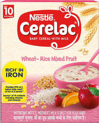 nestum wheat and fruits