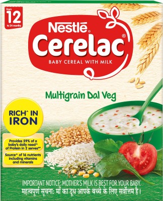 Nestle Cerelac Multi Grain Dal Veg Cereal(300 g, 12+ Months)