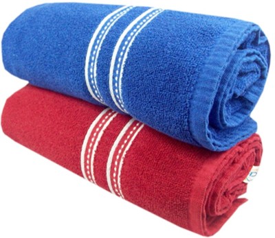 ABM UNLIMITED Cotton 380 GSM Bath, Beach, Sport, Hair Towel Set(Pack of 2)