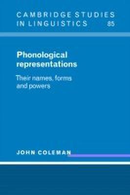 Phonological Representations(English, Hardcover, Coleman John)