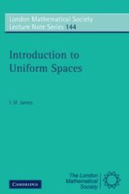 Introduction to Uniform Spaces(English, Paperback, James I. M.)