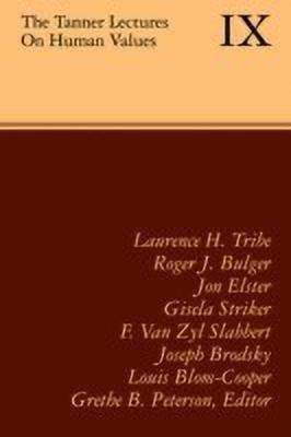 The Tanner Lectures on Human Values(English, Paperback, unknown)