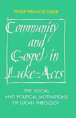 Community and Gospel in Luke-Acts(English, Paperback, unknown)