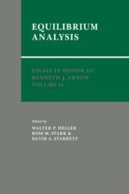 Essays in Honor of Kenneth J. Arrow: Volume 2, Equilibrium Analysis(English, Paperback, unknown)