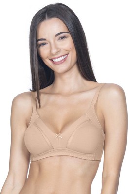 Amante Women Full Coverage Non Padded Bra(Beige)