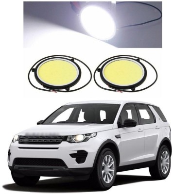 PECUNIA CAR DRL Daytime Running Light Flexible Round Shape White LED Lights Driving lamp COB Lights car-Styling 2PCS 12V DC for All Cars 15 Fog Lamp Car LED for Land Rover (12 V, 12 W)(Discovery Sport, Pack of 2)