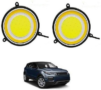 ACCESSOREEZ Round Shape COB LED DAYTIME RUNNING LIGHT ( DRL ) GXP90 Waterproof Car Fancy Lights ( WHITE , YELLOW ) Car Fancy Lights(White)
