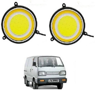 ACCESSOREEZ Round Shape COB LED DAYTIME RUNNING LIGHT ( DRL ) GXP94 Waterproof Car Fancy Lights ( WHITE , YELLOW ) Car Fancy Lights(White)
