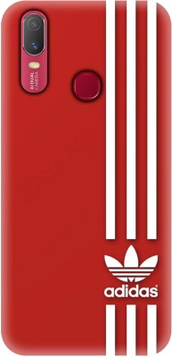 Smutty Back Cover for Vivo Y11, Vivo 1906 - Adidas Red Print(Multicolor, Hard Case, Pack of: 1)