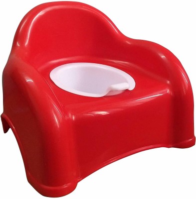 Maanit Baby Potty Seat with Removable Lid Potty Seat(Red)