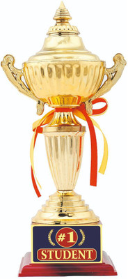 AARK INDIA Student Annual Day Institute Anniversary/Function Gift
:1Stplace:Trophy:Award (PC001342) Trophy(11.5 Inch)