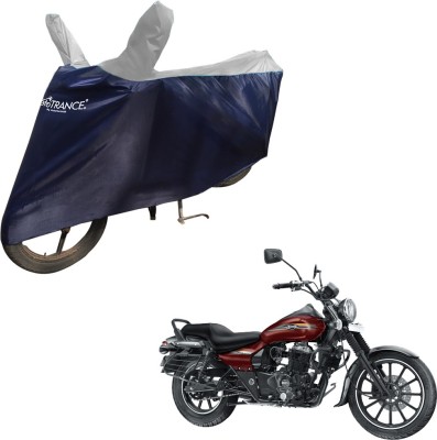 MOTOTRANCE Two Wheeler Cover for Bajaj(Avenger 150 Street, Blue, Silver)