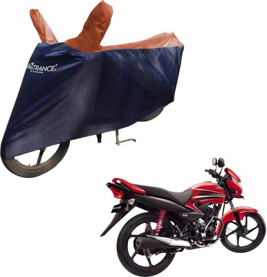 MOTOTRANCE Two Wheeler Cover for Honda(Dream Yuga, Blue, Orange)