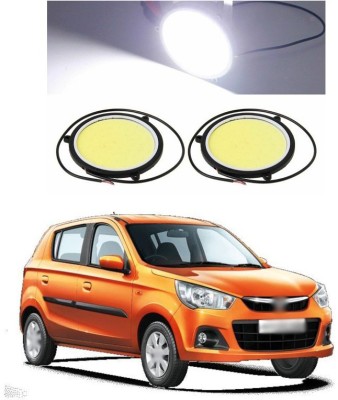 PECUNIA CAR DRL Daytime Running Light Flexible Round Shape White LED Lights Driving lamp COB Lights car-Styling 2PCS 12V DC for All Cars 161 Headlight Car LED for Maruti Suzuki (12 V, 12 W)(Alto K10, Pack of 2)