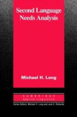 Second Language Needs Analysis(English, Hardcover, unknown)