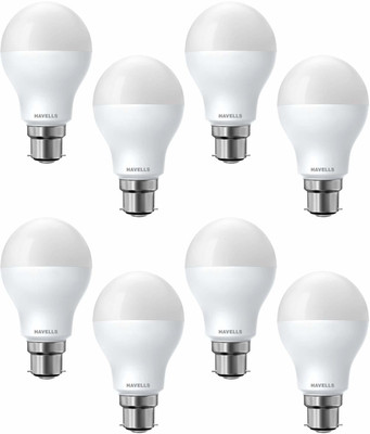 HAVELLS 9 W Basic Standard B22 D LED Bulb(White, Pack of 8)