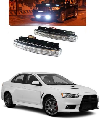 PECUNIA Super 6000K White 8 LED Car DRL Day Time Running Lights C152 Car Fancy Lights(White)