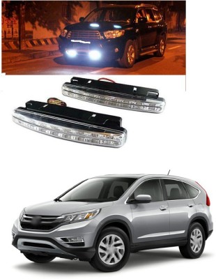 PECUNIA Super 6000K White 8 LED Car DRL Day Time Running Lights C69 Car Fancy Lights(White)