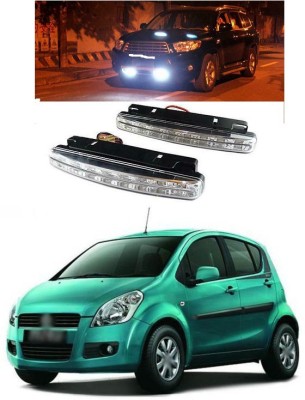 PECUNIA Super 6000K White 8 LED Car DRL Day Time Running Lights C170 Car Fancy Lights(White)