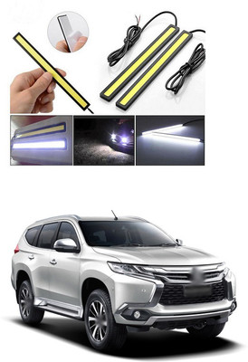 XZRTZ 2pcs Car Daytime Running Light COB LED DC 12V DRL Auto Driving Fog Strip Lamp 158 Car Fancy Lights(White)