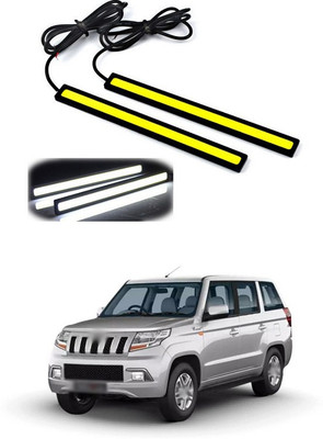 PECUNIA Waterproof 12V LED COB Car Auto DRL Driving 17 CM Daytime Running Lamp Fog Lights Hot V123 Car Fancy Lights(White)