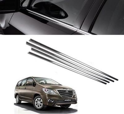 Worldlookenterprises CAR CHROME WINDOW LOWER GARNISH FOR INNOVA(ALL MODELS) Chrome Toyota Innova Side Garnish