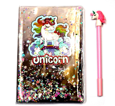 Crazycute Water Dairy A5 Diary Ruled 100 Pages(Multicolor)