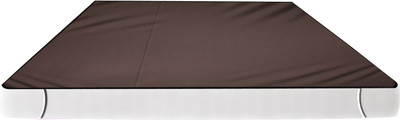 The Furnishing Tree Elastic Strap Single Size Waterproof Mattress Cover(Brown)
