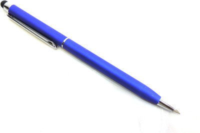Epraiser Brass Made with Chrome Parts Royal Blue with Mobile touch Roller Ball Pen(Ink Color - Blue)
