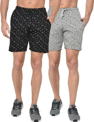3SIX5 Printed Men Multicolor Regular Shorts