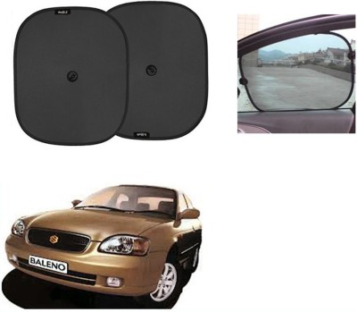 Feelitson Side Window Sun Shade For Maruti Suzuki Baleno(Black)