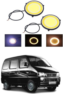 PECUNIA CAR DRL Daytime Running Light Flexible Round Shape White LED Lights Driving lamp COB Lights car-Styling 2PCS 12V DC for All Cars V174 Fog Lamp Car LED for Maruti Suzuki (12 V, 12 W)(Versa, Pack of 2)