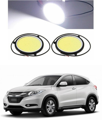 PECUNIA CAR DRL Daytime Running Light Flexible Round Shape White LED Lights Driving lamp COB Lights car-Styling 2PCS 12V DC for All Cars 73 Fog Lamp Car LED for Honda (12 V, 12 W)(Universal For Car, Pack of 2)