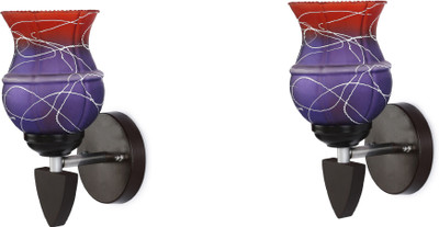 1st Time Wallchiere Wall Lamp With Bulb(Pack of 2)