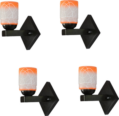 Somil Uplight Wall Lamp Without Bulb(Pack of 4)
