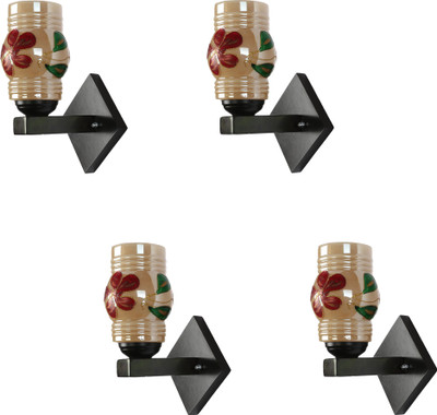 Somil Uplight Wall Lamp Without Bulb(Pack of 4)
