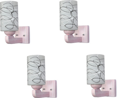 AFAST Wallchiere Wall Lamp With Bulb(Pack of 4)