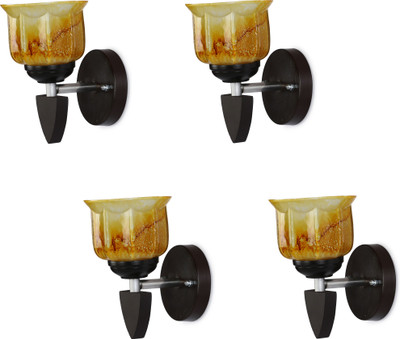 1st Time Wallchiere Wall Lamp With Bulb(Pack of 4)