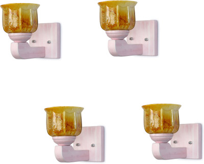 1st Time Wallchiere Wall Lamp With Bulb(Pack of 4)