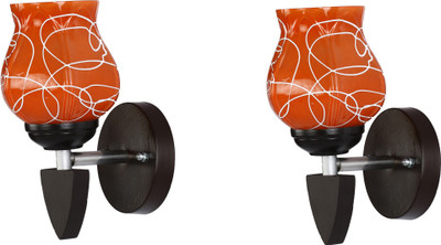 1st Time Wallchiere Wall Lamp With Bulb(Pack of 2)