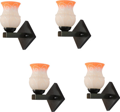 Somil Uplight Wall Lamp Without Bulb(Pack of 4)