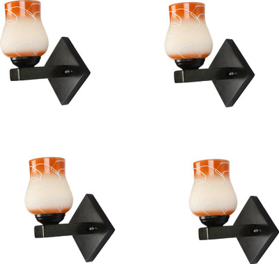 Somil Uplight Wall Lamp Without Bulb(Pack of 4)