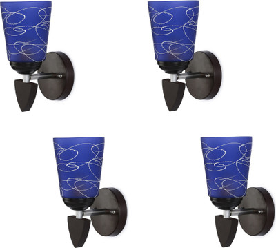 1st Time Wallchiere Wall Lamp With Bulb(Pack of 4)