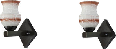 Somil Uplight Wall Lamp Without Bulb(Pack of 2)