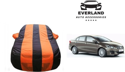 EverLand Car Cover For Maruti Suzuki Ciaz (With Mirror Pockets)(Orange)