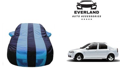 EverLand Car Cover For Mahindra Logan Edge (With Mirror Pockets)(Blue)